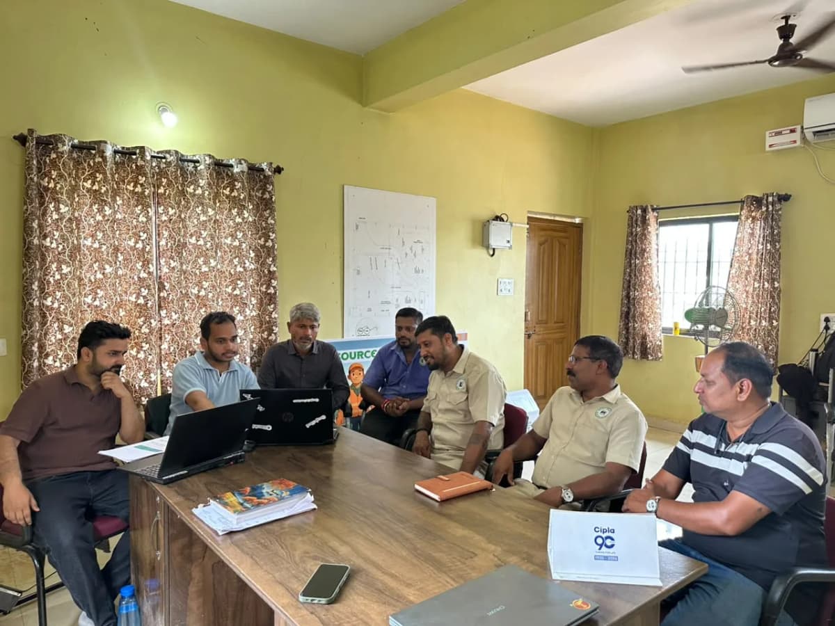 Reclevo training municipal waste teams in Chicalim, Goa